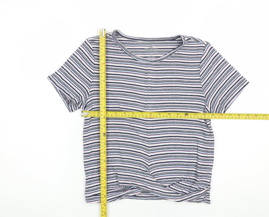 Womens UK Size S Hollister Multicoloured Basic T-Shirt
