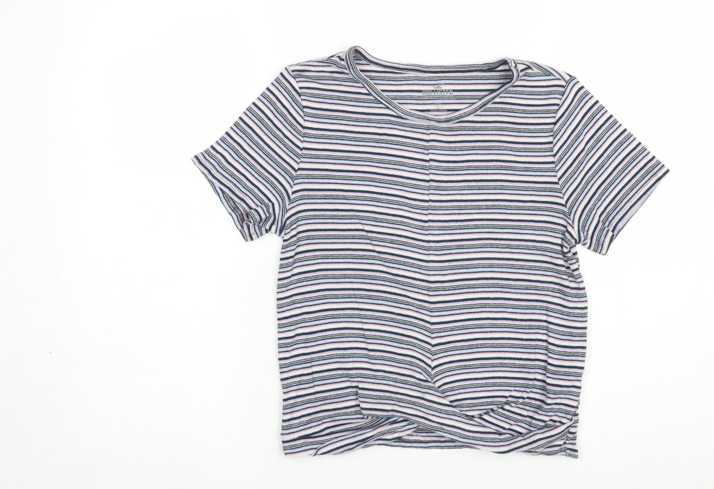 Womens UK Size S Hollister Multicoloured Basic T-Shirt