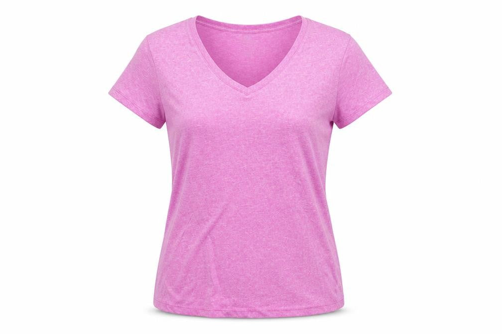 Womens UK Size S Velocity Pink Gym & Training Running & Jogging Yoga T-Shirt