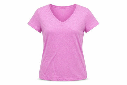 Womens UK Size S Velocity Pink Gym & Training Running & Jogging Yoga T-Shirt