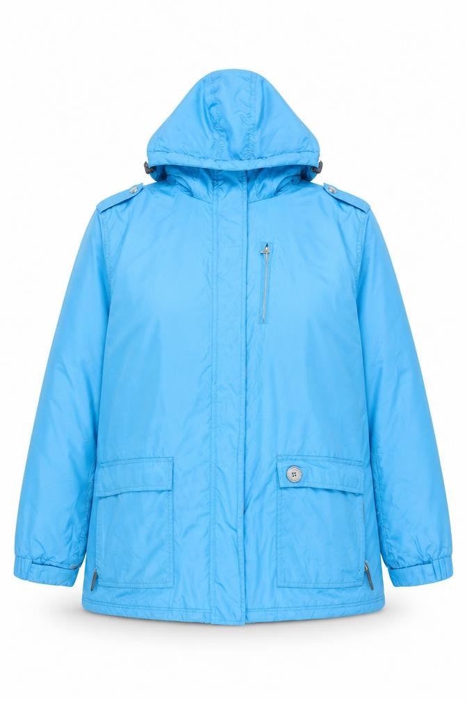 Womens UK Size 2XL Sportek Blue Parka Coat