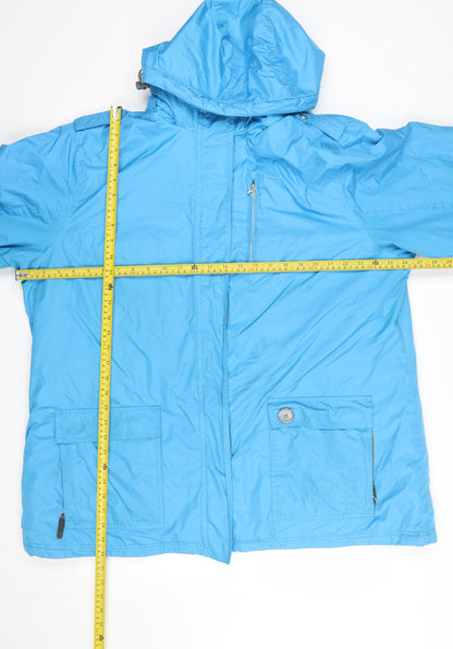 Womens UK Size 2XL Sportek Blue Parka Coat