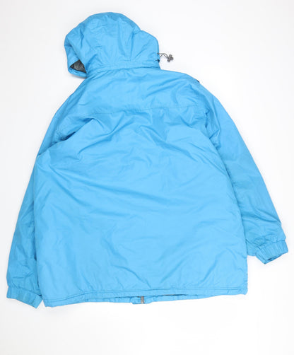 Womens UK Size 2XL Sportek Blue Parka Coat