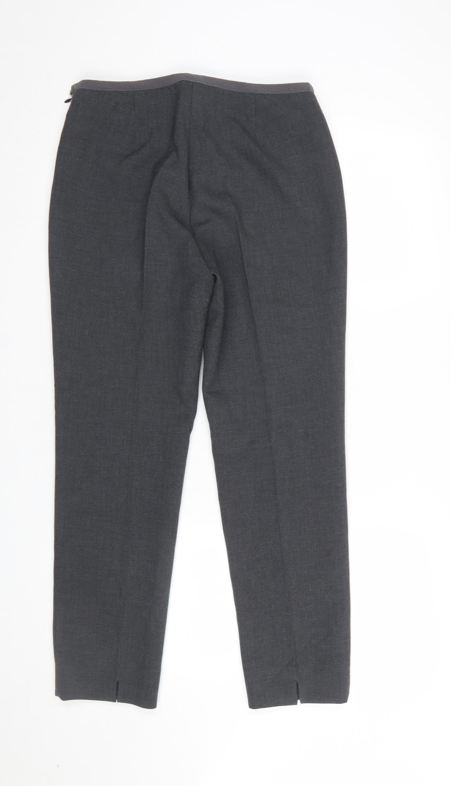 Womens UK Size 16 Peserico Slim Fit Business Formal Workwear Grey Trousers