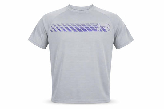 Mens UK Size S Under armour Grey Running & Jogging Gym & Training CrossFit T-Shi