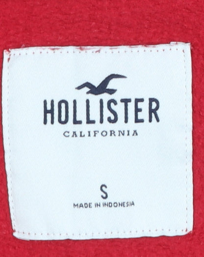 Womens UK Size S Hollister Red Pullover Sweatshirt