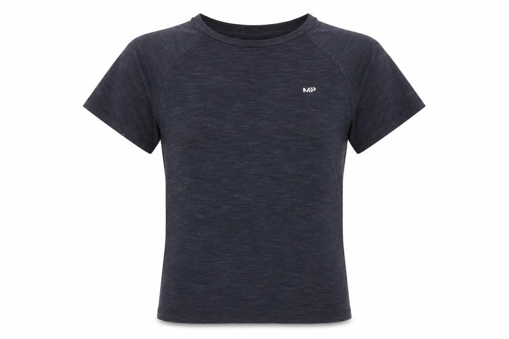 Womens UK Size M MP Black Basic T-Shirt