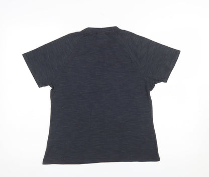Womens UK Size M MP Black Basic T-Shirt