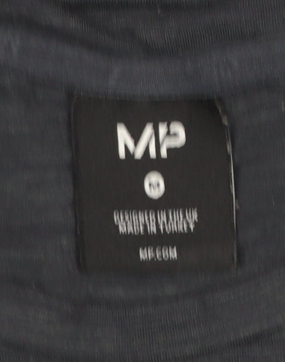 Womens UK Size M MP Black Basic T-Shirt