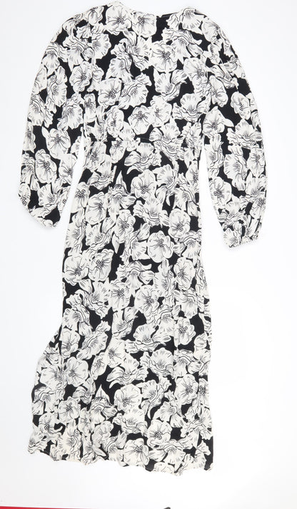 Womens UK Size 8 River Island Ruched Dress