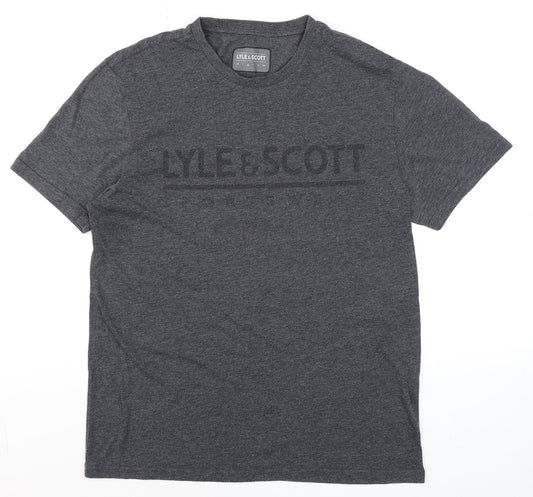 Mens UK Size M Lyle & Scott Grey  T-Shirt