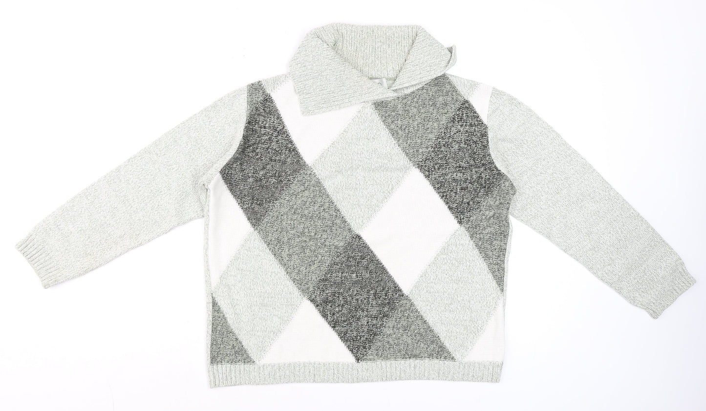 Womens UK Size 14 Gelco Grey Pullover Jumper