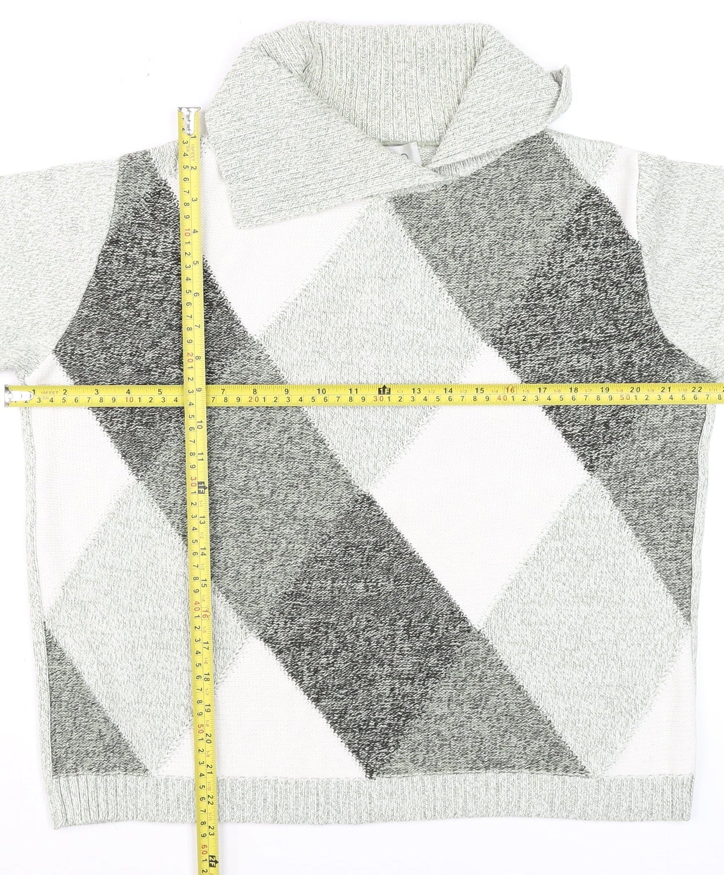 Womens UK Size 14 Gelco Grey Pullover Jumper