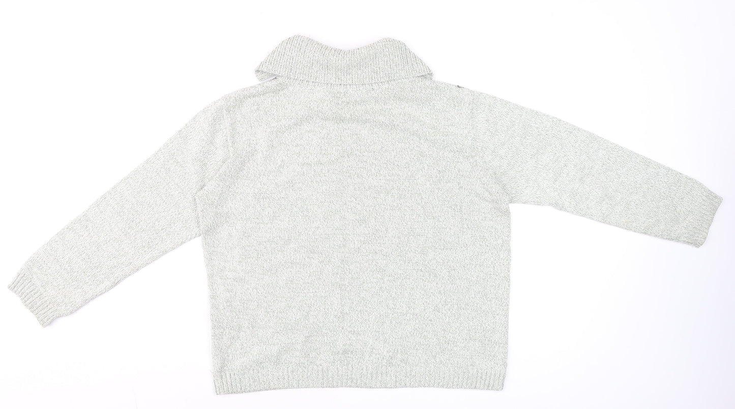 Womens UK Size 14 Gelco Grey Pullover Jumper