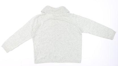 Womens UK Size 14 Gelco Grey Pullover Jumper