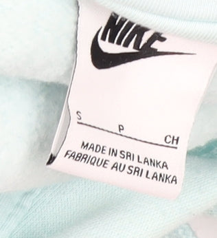 Womens UK Size S Nike Blue Pullover Hoodie