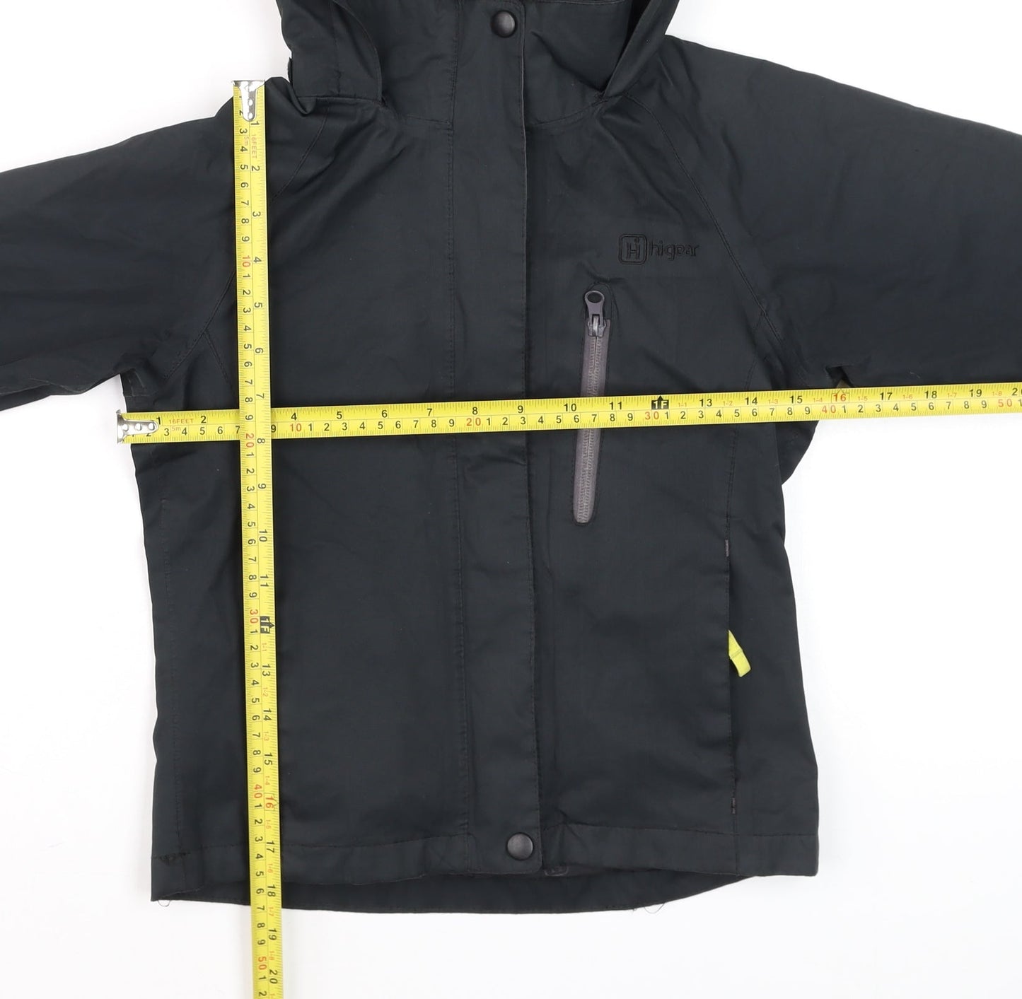 Boys UK Size 5-6 Years Hi Gear Black Parka Coat