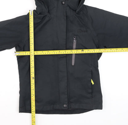 Boys UK Size 5-6 Years Hi Gear Black Parka Coat