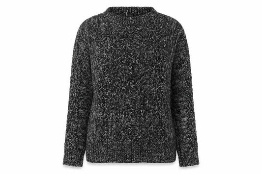 Womens UK Size S Sparkle & Fade Grey Pullover Jumper