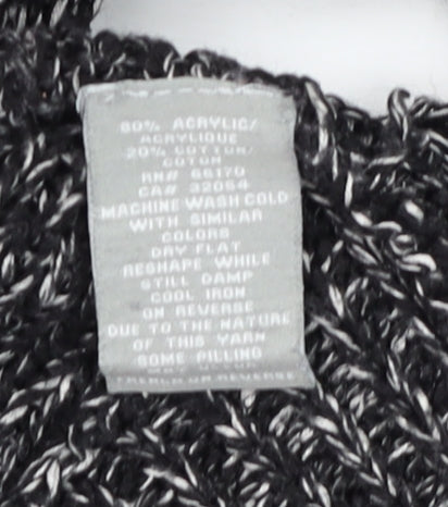 Womens UK Size S Sparkle & Fade Grey Pullover Jumper
