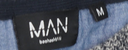 Mens UK Size M BoohooMAN Grey Pullover Jumper