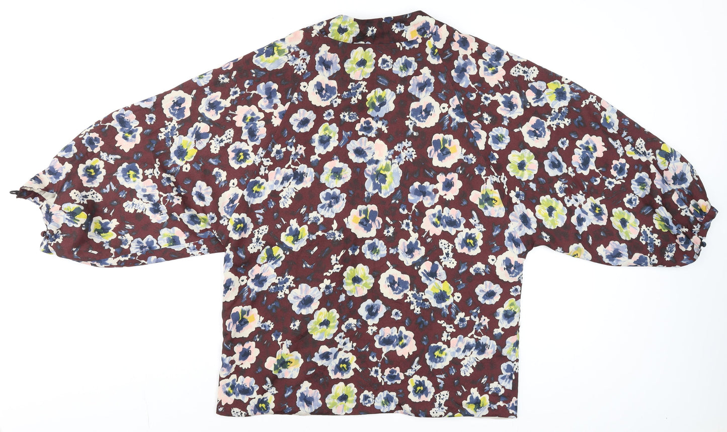 Womens UK Size 12 Topshop Multicoloured Kimono Blouse