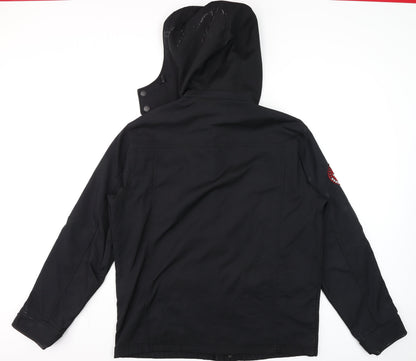 Mens UK Size L Canada Weathergear Black Parka Coat