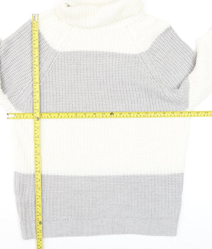 Womens UK Size S AX Paris Grey Pullover Jumper