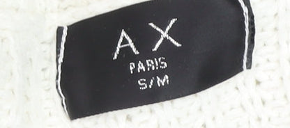 Womens UK Size S AX Paris Grey Pullover Jumper