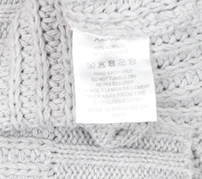 Womens UK Size S AX Paris Grey Pullover Jumper