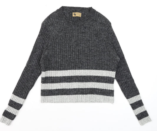 Womens UK Size S Katsumi Grey Pullover Jumper