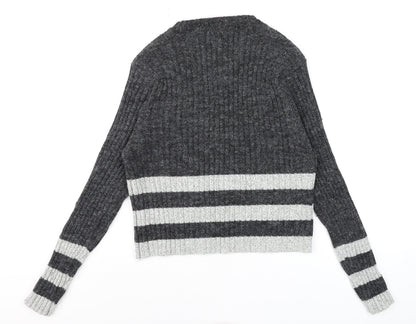 Womens UK Size S Katsumi Grey Pullover Jumper
