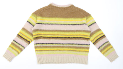 Womens UK Size S Primark Multicoloured Pullover Jumper