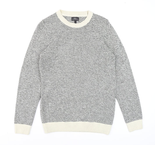Mens UK Size S NEXT Grey Pullover Jumper