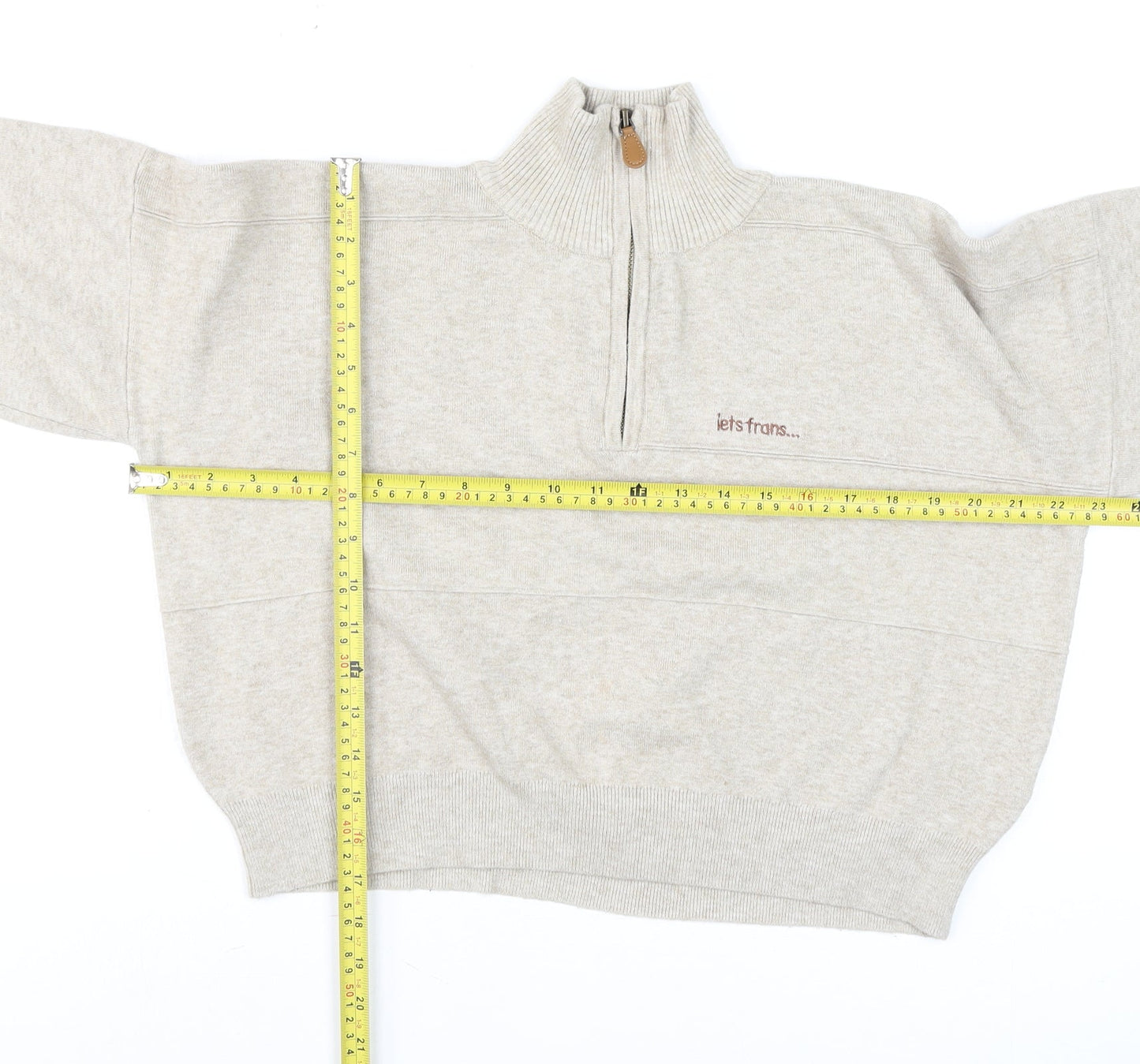 Womens UK Size S Urban Outfitters Beige Pullover Sweatshirt