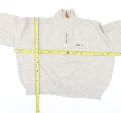 Womens UK Size S Urban Outfitters Beige Pullover Sweatshirt