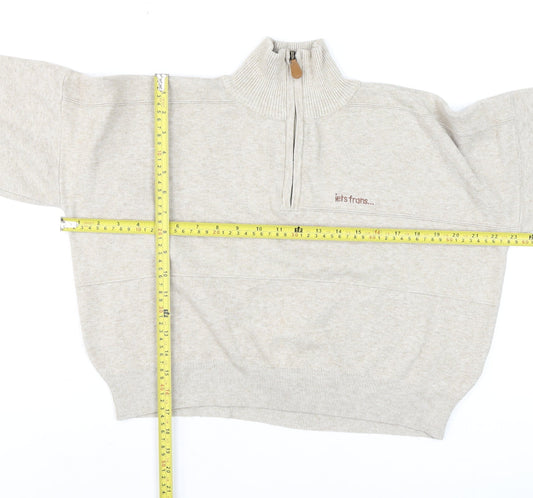 Womens UK Size S Urban Outfitters Beige Pullover Sweatshirt