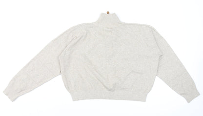 Womens UK Size S Urban Outfitters Beige Pullover Sweatshirt
