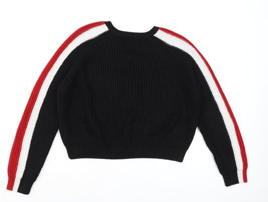 Girls UK Size 14-15 Years New Look Black Pullover Jumper