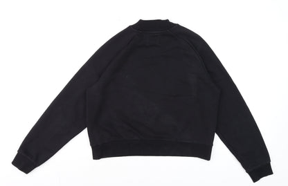 Womens UK Size S Calvin Klein Jeans Black Pullover Sweatshirt