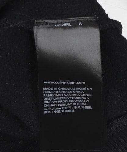 Womens UK Size S Calvin Klein Jeans Black Pullover Sweatshirt