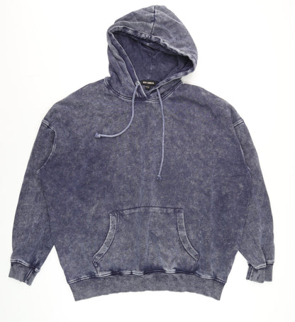 Unisex Adults UK Size One Size QED London Blue Pullover Hoodie