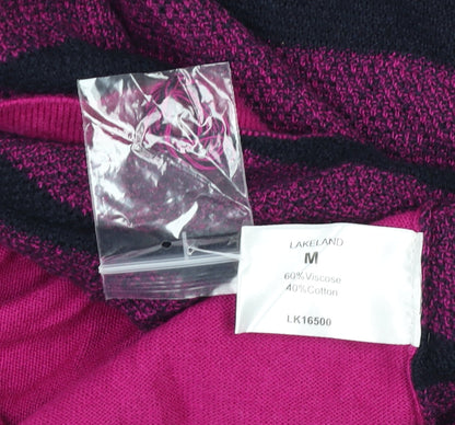 Womens UK Size M Lakeland Pink Basic T-Shirt