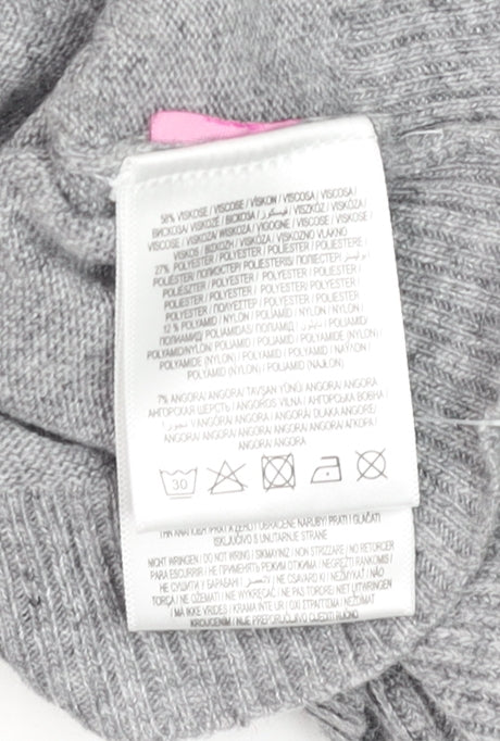 Girls UK Size 8 Years Pampolina Grey Cardigan Jumper