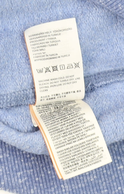 Womens UK Size 12 Superdry Blue Pullover Hoodie