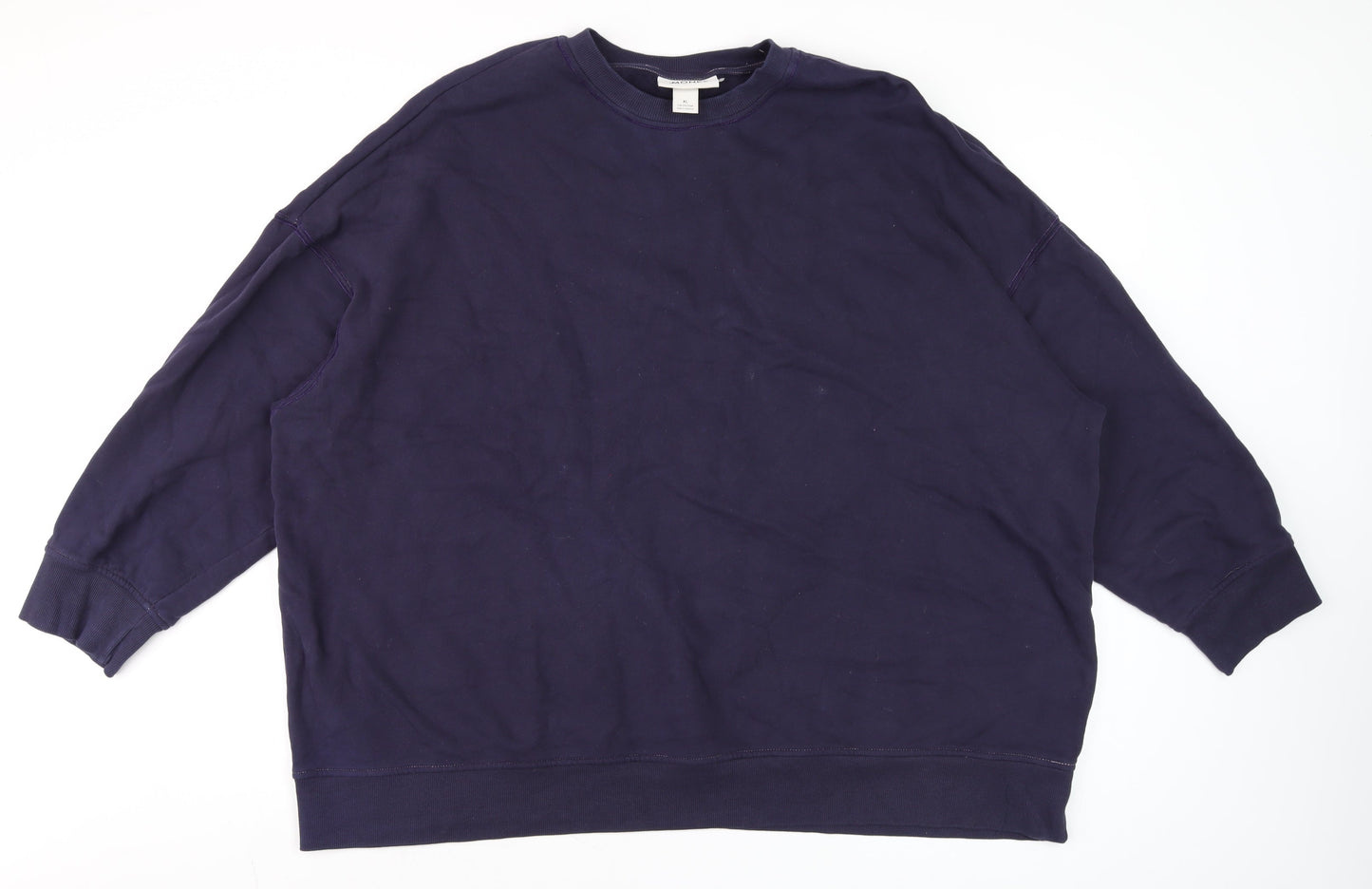 Unisex Adults UK Size XL Monki Blue Pullover Sweatshirt