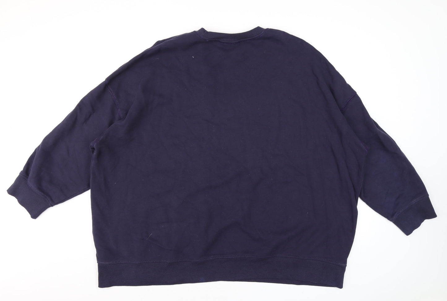 Unisex Adults UK Size XL Monki Blue Pullover Sweatshirt