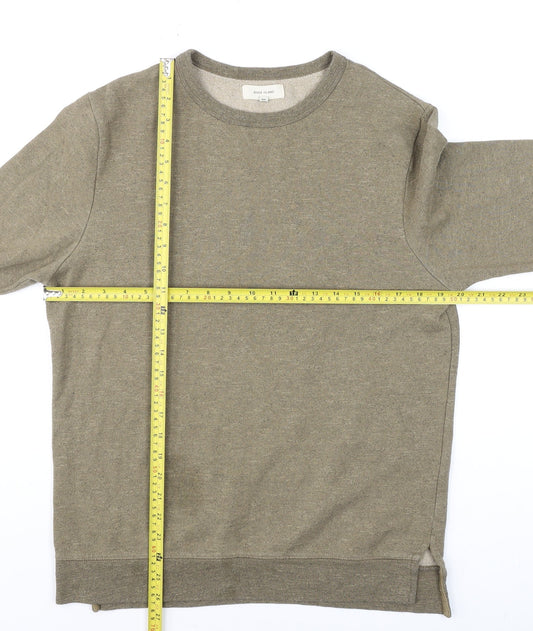 Mens UK Size S River Island Beige Pullover Sweatshirt