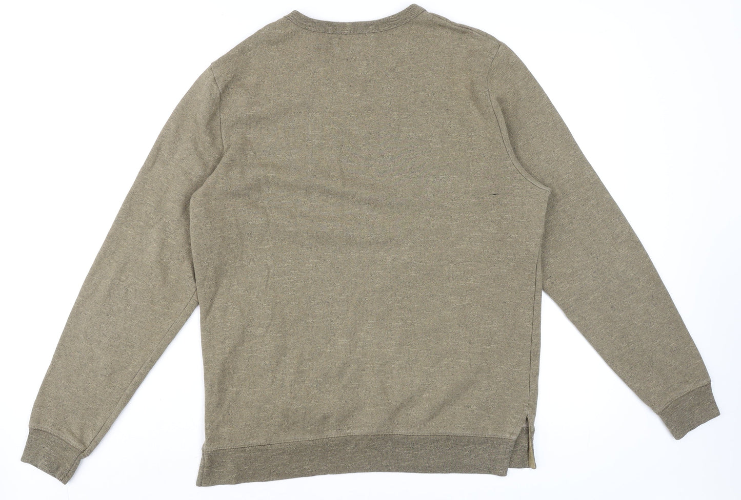 Mens UK Size S River Island Beige Pullover Sweatshirt