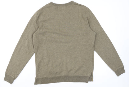 Mens UK Size S River Island Beige Pullover Sweatshirt